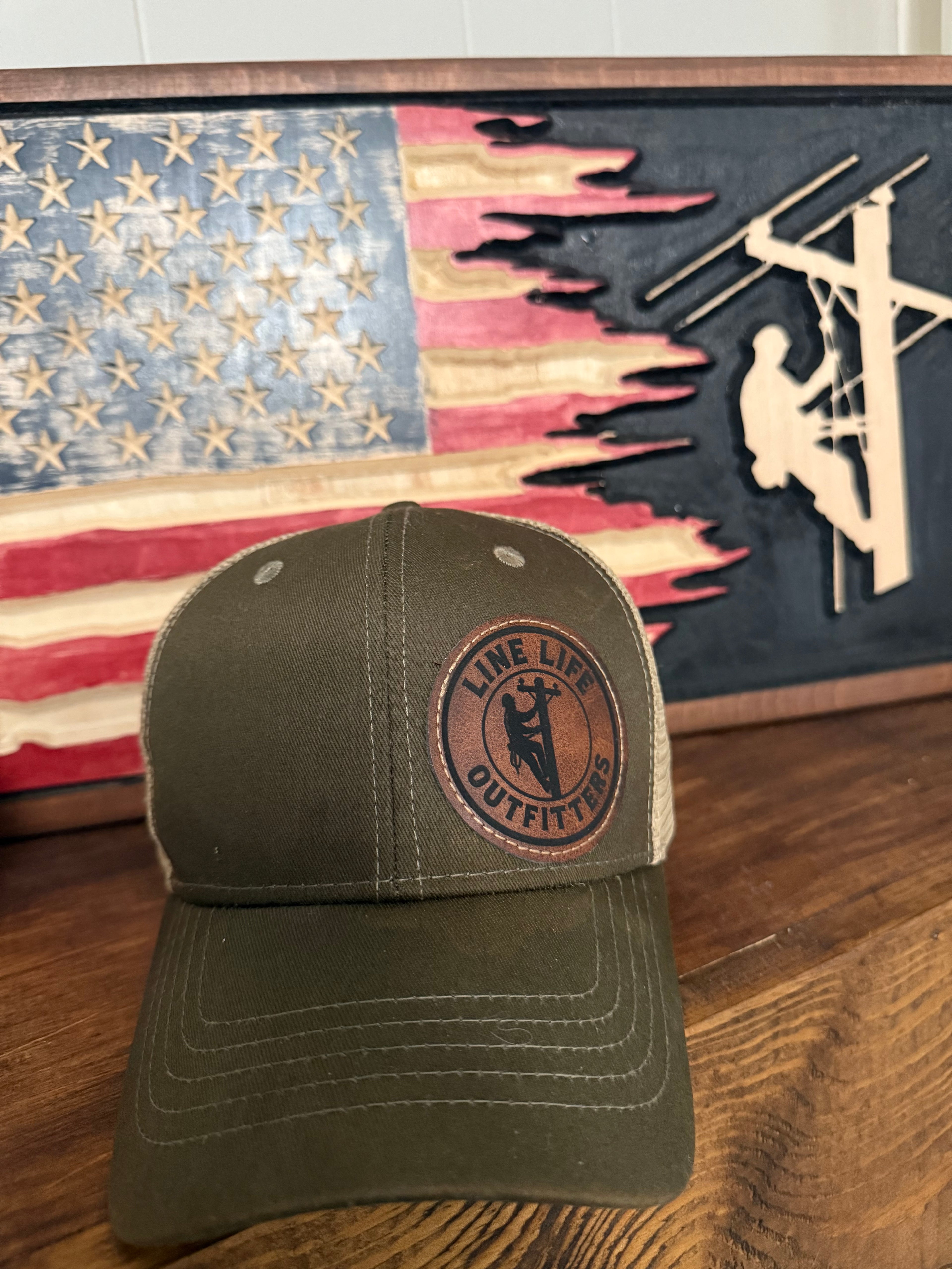 Line Life Outfitters Logo Trucker Hat