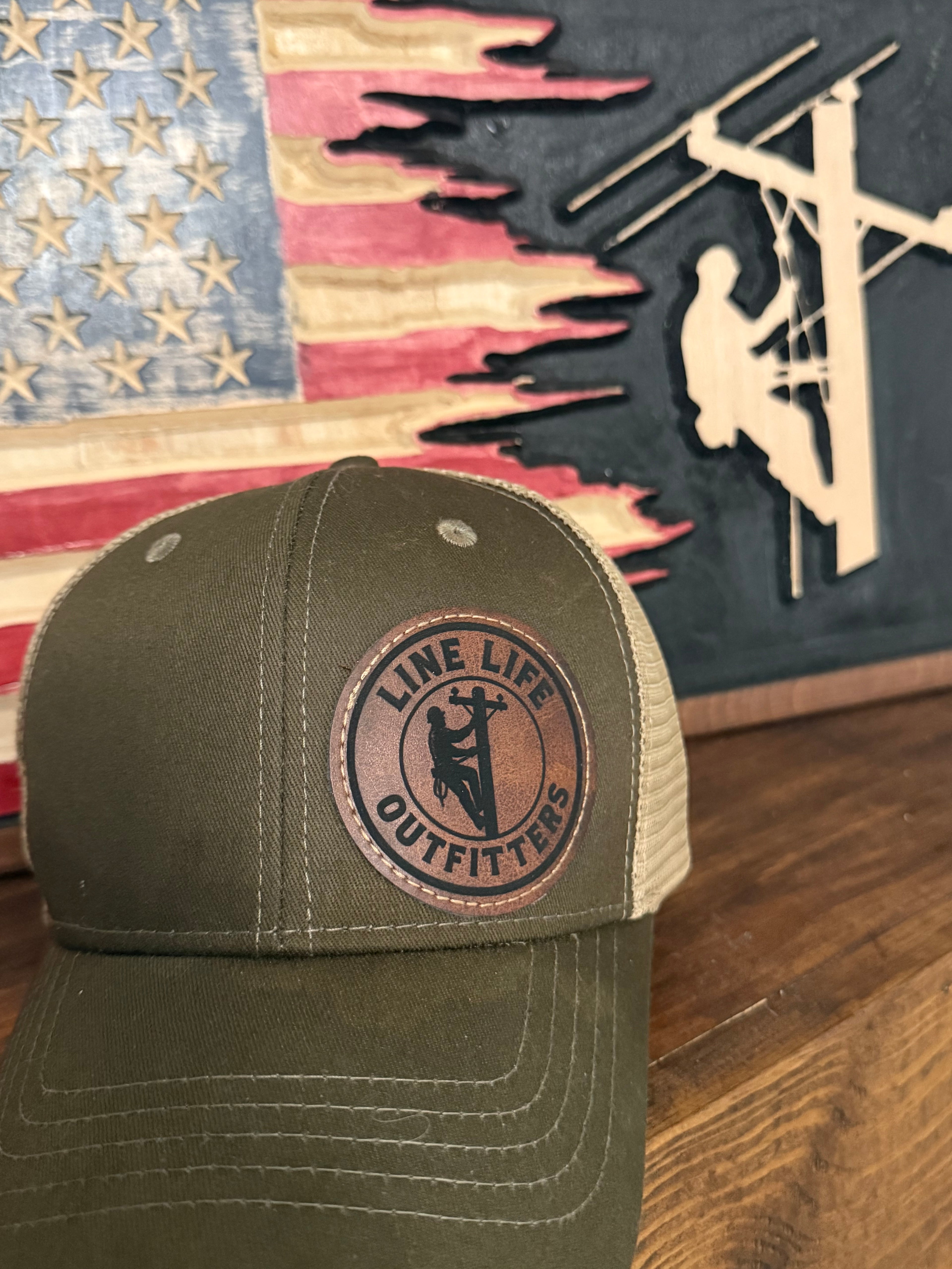 Line Life Outfitters Logo Trucker Hat